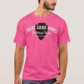 Camiseta Excelente Sand Dunes National Park Arranhe Texto