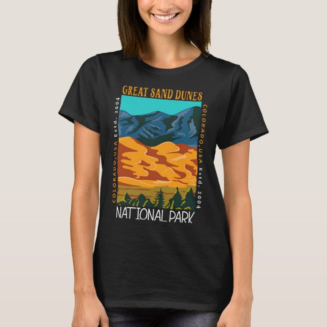 Camiseta Excelente Sand Dunes National Park Colorado Sofren (Frente)