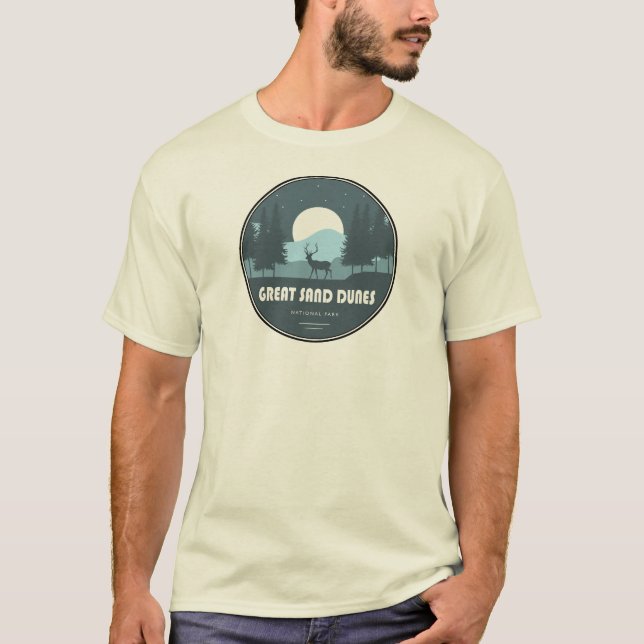 Camiseta Excelente Sand Dunes National Park Deer (Frente)