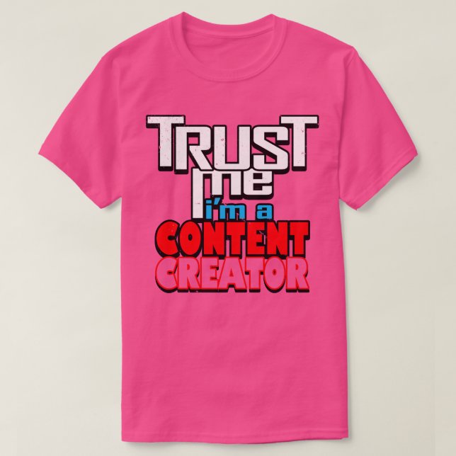 Camiseta Excelente Slogan Oferta Para Criadores De Conteúdo (Frente do Design)