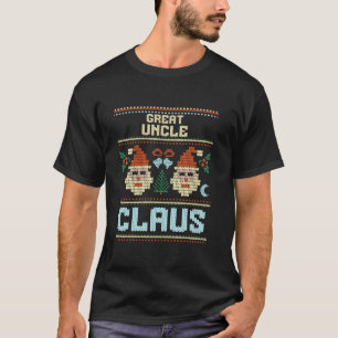 Camiseta Excelente Tio Claus Papai Noel Matchin de Natal Fe