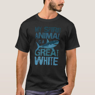 Camiseta Excelente Tubarão Branco O Maior Predador Peixe Me