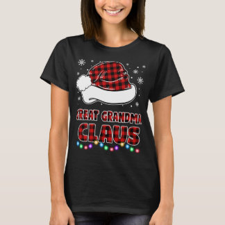 Camiseta Excelente Vovó Claus Engraçada Família de Combinaç