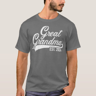 Camiseta Excelente vovó est 2024 anúncio de gravidez