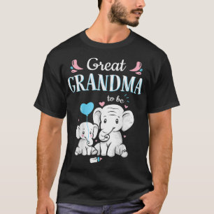 Camiseta Excelente Vovó Para Ser Excelente De Chá de fralda