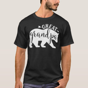 Camiseta Excelente Vovô Urso Vovô Família Tee 