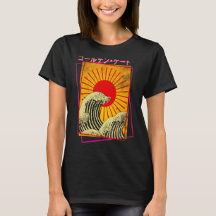 Camiseta Excelente Wave Ascensão Sun Japão Vaporwave Japonê