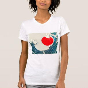 Camiseta EXCELENTE WAVE E VERMELHO Náutica Azul-SUN Azul