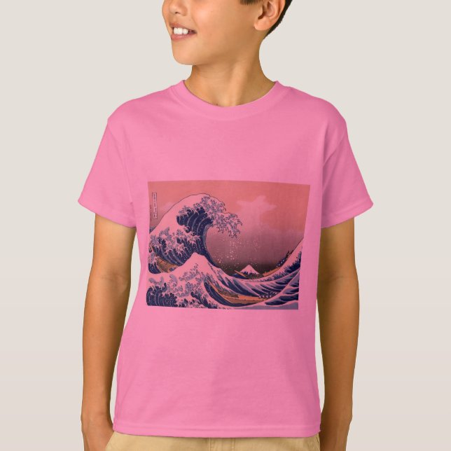 Camiseta Excelente Wave Kanagawa - Pintura Japonesa (Frente)