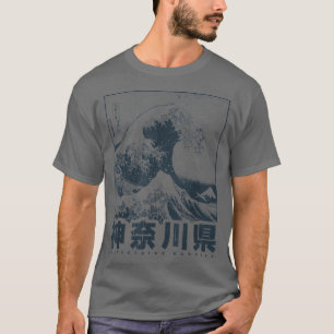 Camiseta Excelente Wave Off Kanagawa Art Japonês Aesthet