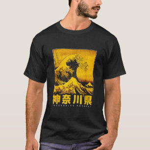 Camiseta Excelente Wave Off Kanagawa Art Japonês Aesthet