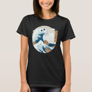 Camiseta Excelente Wave Off Kanagawa Cookiegawa Japonês Aes
