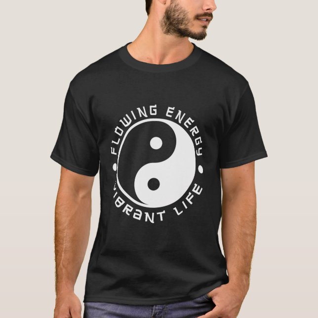 Camiseta Excelente Yin Yang Cote Ama Mídia Chinesa Tradicio (Frente)