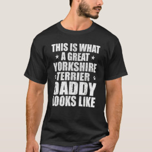 Camiseta Excelente Yorkshire Terrier Pai Dog Owner