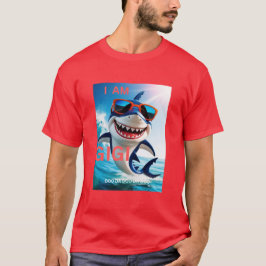 Camiseta excelentes avós são gigi de ataque de tubarão exce