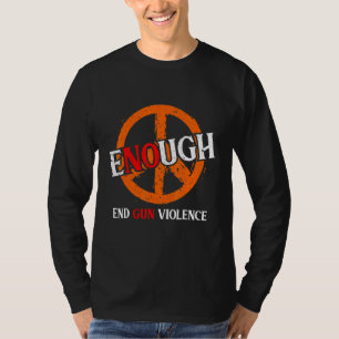 Camiseta Excesso de Veste laranja no Dia da Consciência da