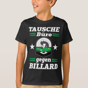 Camiseta Exchange Office Contra Billiards Funny Snooker Po