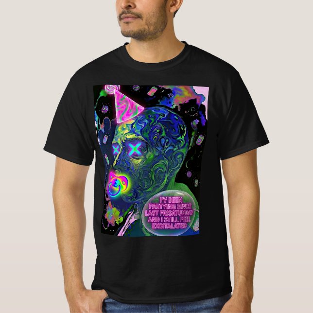 Camiseta Excitado - "Ainda Excitado Desde Sexta-feira" (Frente)