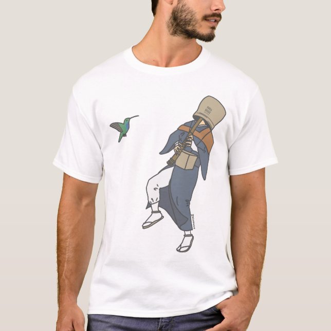 Camiseta Excited Komuso and Hummingbird (Frente)
