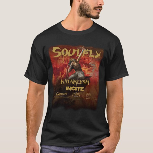 CAMISETA EXCURSÃO 2018 - DE SOULFLY PARTE DIANTEIRA 2019 (Frente)