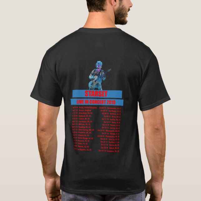 CAMISETA EXCURSÃO 2019 DE STARSET (Verso)