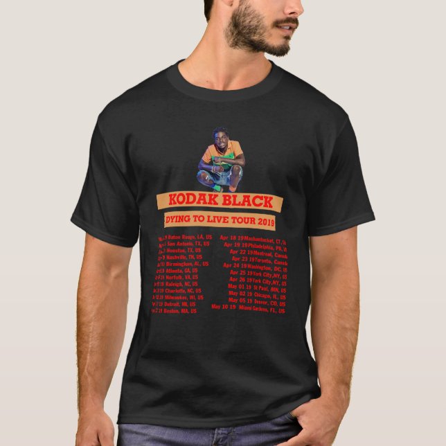 CAMISETA EXCURSÃO 2019 DO PRETO DE KODAK (Frente)