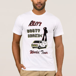 Camiseta Excursão do mundo de Shakin do montante de Riley