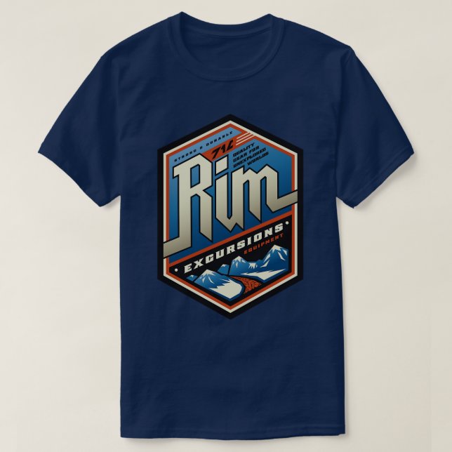 Camiseta Excursões da Escória (Frente do Design)