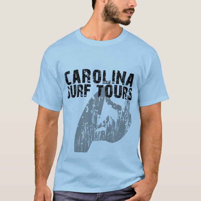 Camiseta Excursões do surf de Carolina (Frente)