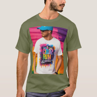 Camiseta Execução de cores