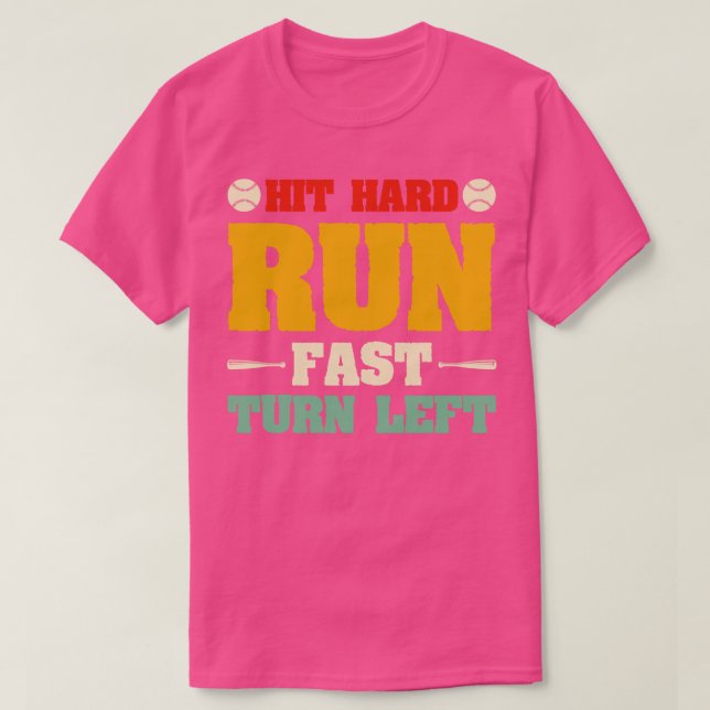 Camiseta Execução rápida do Duro virada à esquerda do beise (Frente do Design)