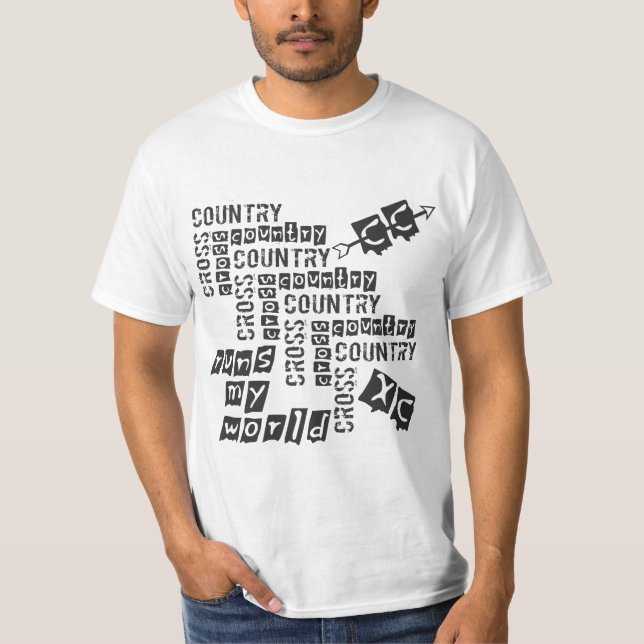 Camiseta Execuções de XC entre países (Frente)