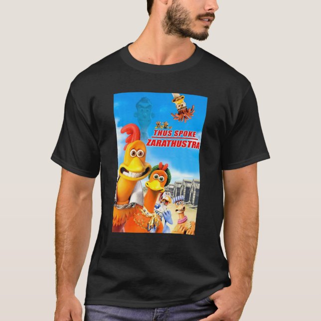 Camiseta Executa Animação de Comédia de Galinhas de Artes G (Frente)