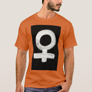 Camiseta Executa Símbolos Sistema Solar 0003 Venus Invertid