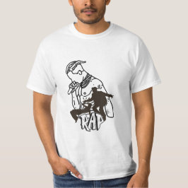 Camiseta Executador dinâmico de salto de anca