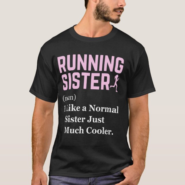 Camiseta Executando a Corrida Sis do Executador Funny Defin (Frente)