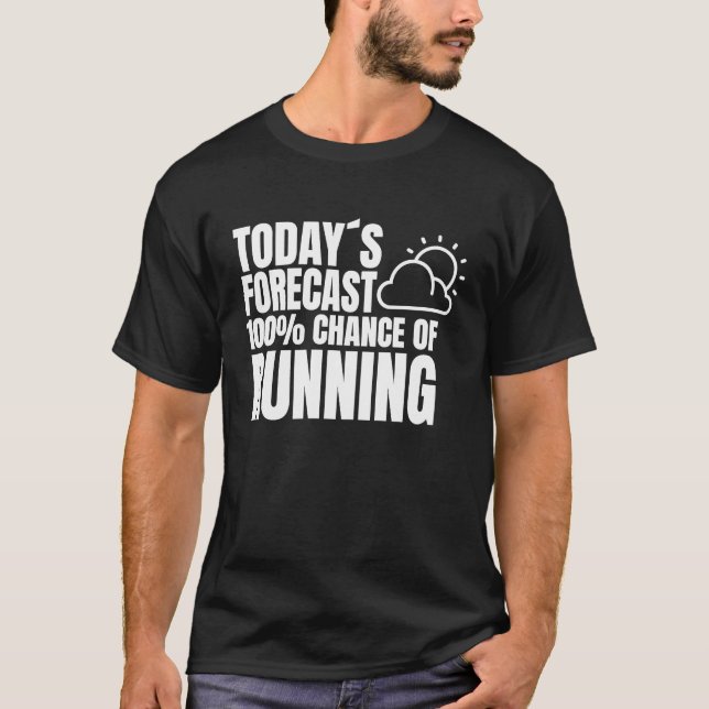 Camiseta Executando Corrida de Execução de Pré-visualização (Frente)