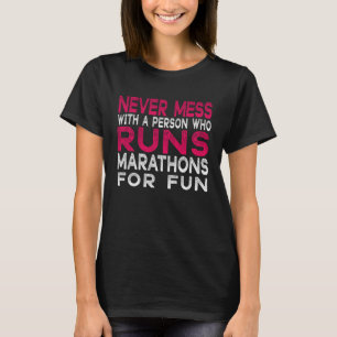 Camiseta Executando Corrida em execução Nunca Menos com Run