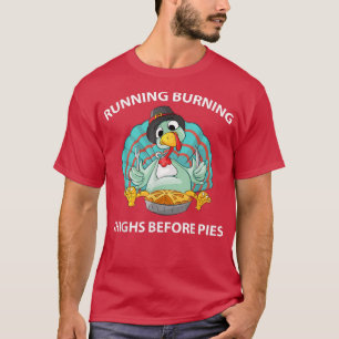 Camiseta Executando Coxas de Queima Antes de Pagar Design
