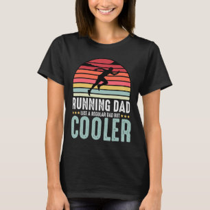 Camiseta Executando Dia de os pais De De Maratona Engraçad