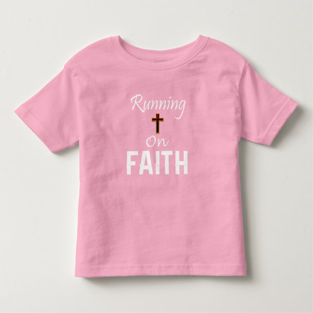 Camiseta Executando em Faith Runner (Frente)