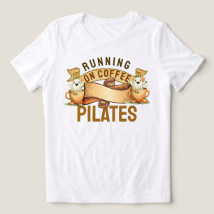 Camiseta Executando Em Pilatos De Café