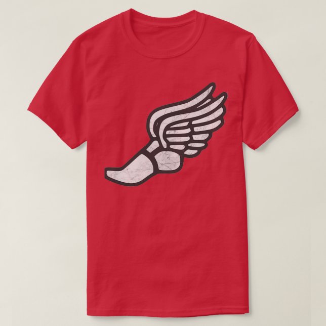 Camiseta Executando Gráfico do Calçado (Frente do Design)