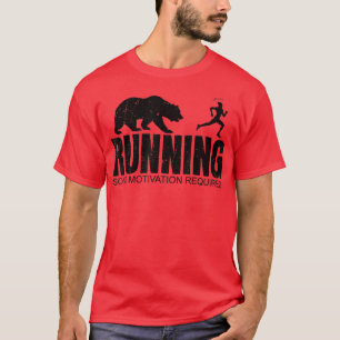 Camiseta Executando Malhação de Cardio de Motivação de Cota
