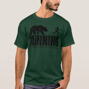 Camiseta Executando Malhação de Cardio de Motivação de Cota