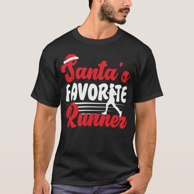 Camiseta Executando o Natal Favorito dos Papais noeis de Co (Frente)