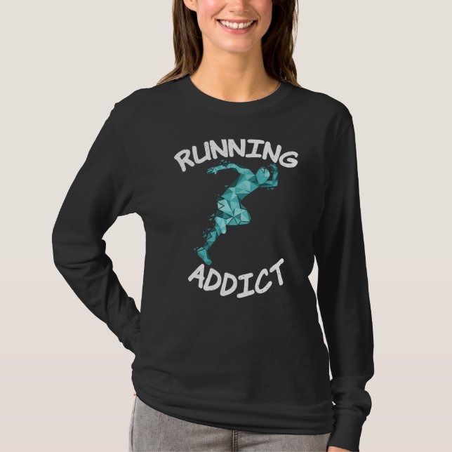 Camiseta Executando o Runner da Maratona de Viciados (Frente)