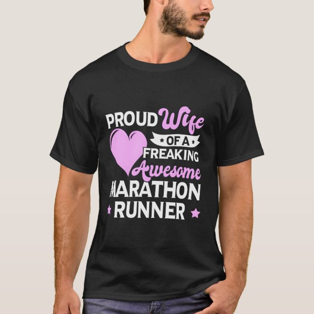 Camiseta Executando o Runner de Maratona de Corrida (Frente)