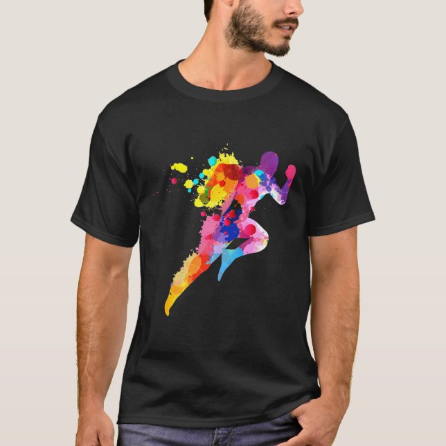 Camiseta Executando - Runners Executando Arte (Frente)
