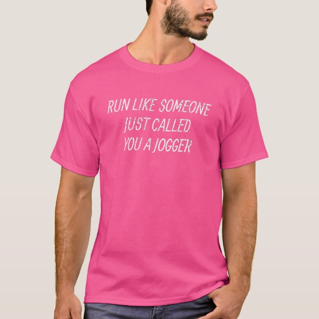 Camiseta Executando Um Jogger 5k 10k 26 2 Marathon Supporte (Frente)
